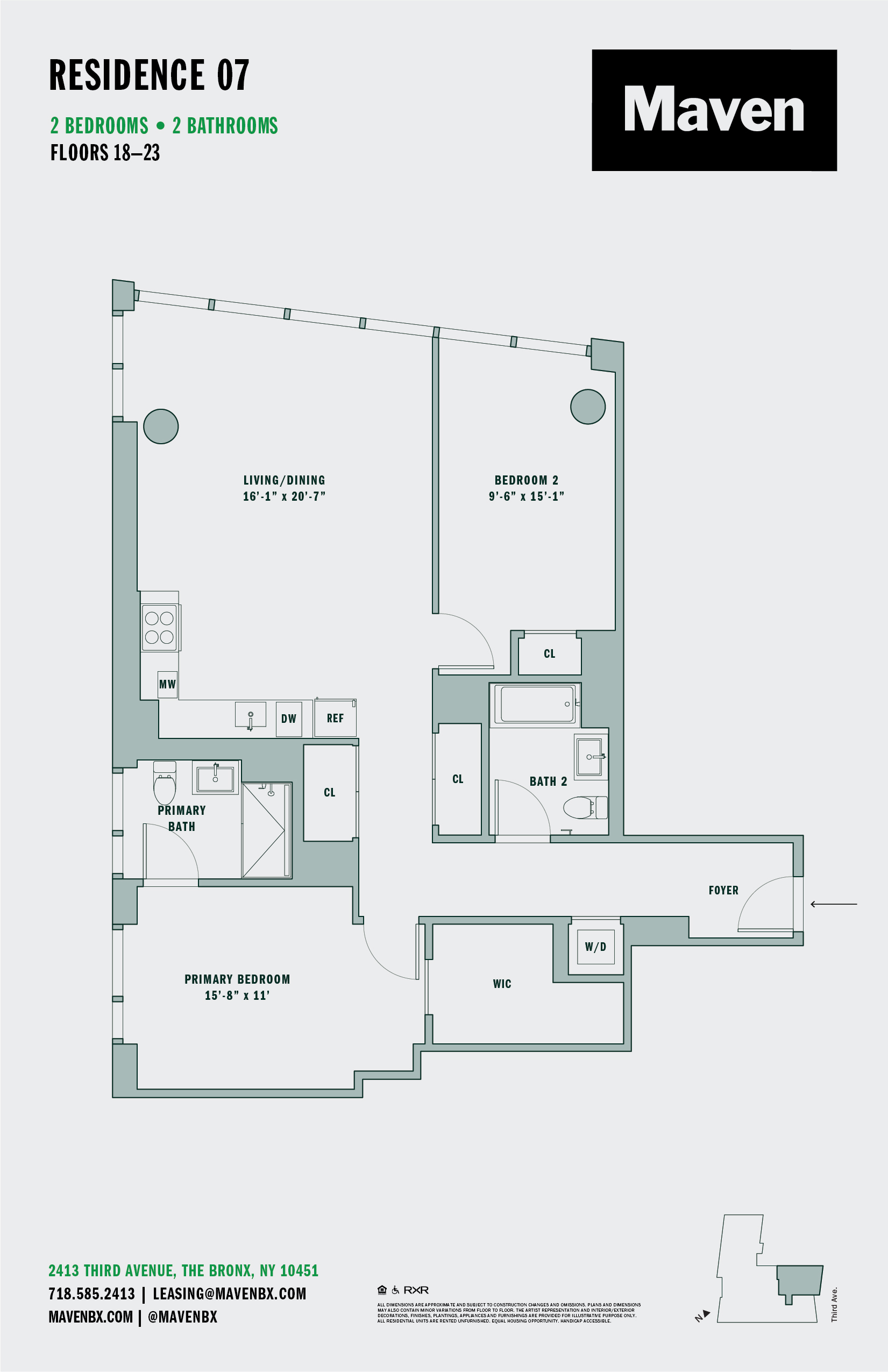 Floorplan image of apartment 2007